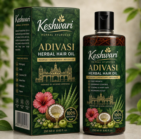 MYSORE KESHWARI HAKKI PIKKI HERBAL HAIR OIL