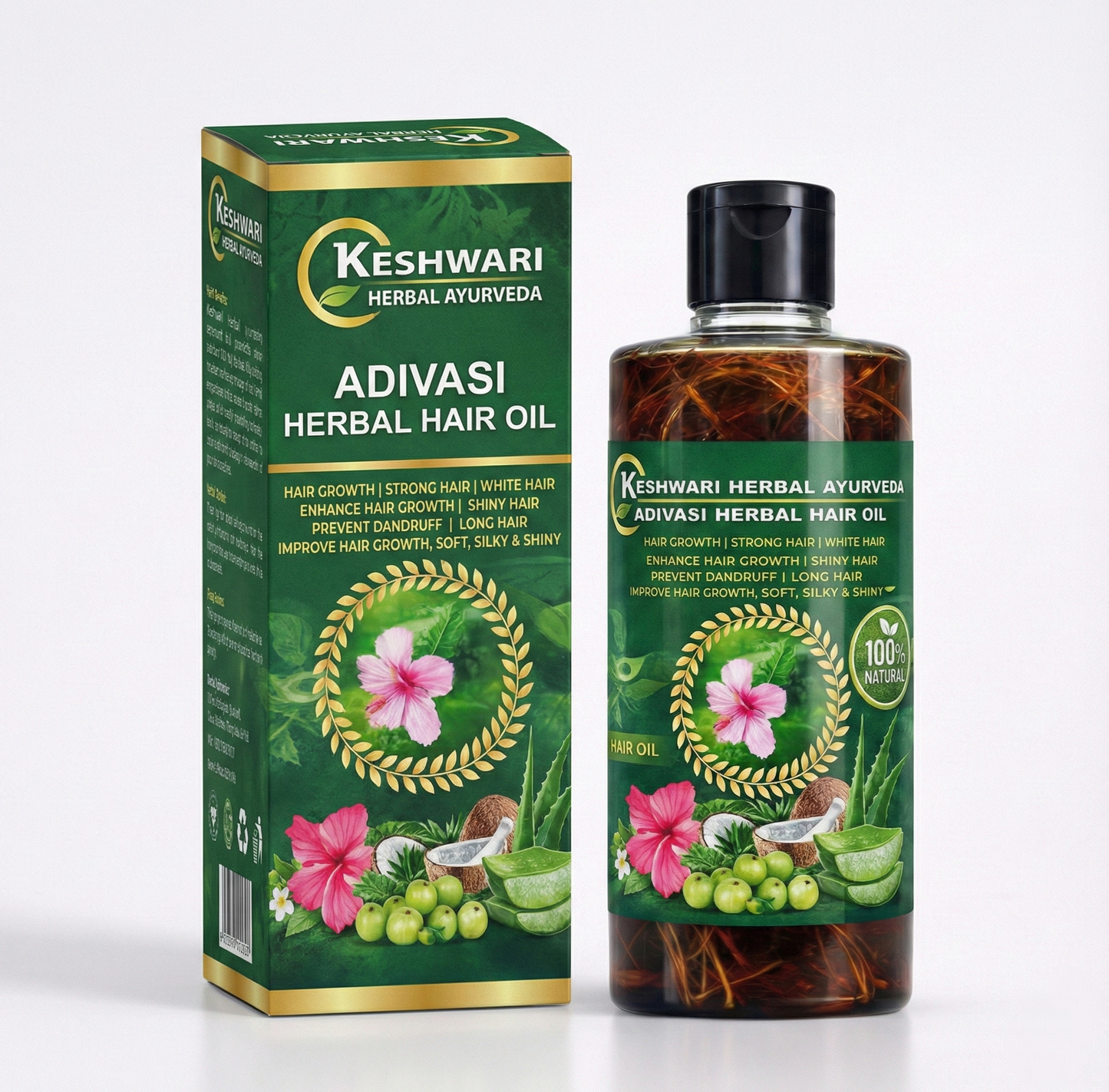 Adivasi Keshwari Herbal Hair Oil