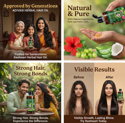 Adivasi Keshwari Herbal Hair Oil